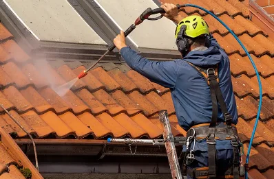 Démoussage et hydrofuge de toiture à Linards
